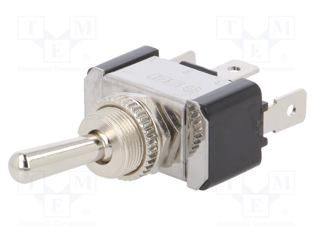 Switch: toggle; Pos: 3; SP3T; ON-OFF-ON; 20A/12VDC; 0÷65°C; 50mΩ