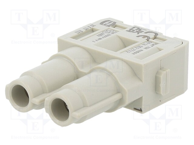 RECTANGULAR INSERT, RECEPTACLE, 2 POSITION, SCREW