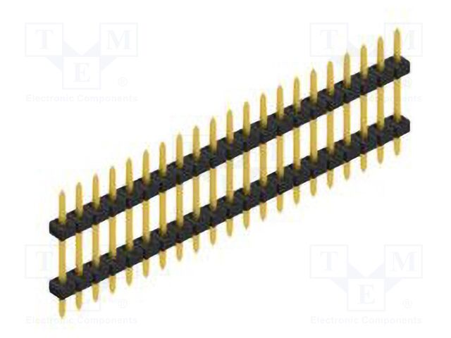 Connector: pin strips; pin header; male; PIN: 21; 2mm; THT; 1x21