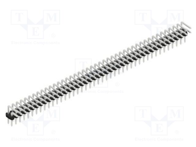 Connector: pin strips; pin header; male; PIN: 86; 2mm; THT; 2x43