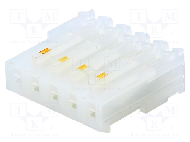 Plug; wire-board; female; PIN: 5; 3.96mm; IDC; for cable; MAS-CON