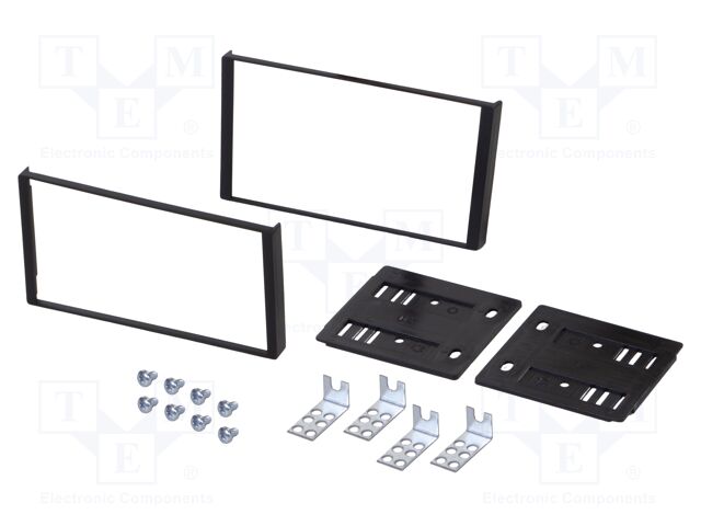 Radio frame; Kia; 2 DIN; black