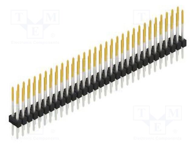 Connector: pin strips; pin header; male; PIN: 62; 2.54mm; THT; 2x31