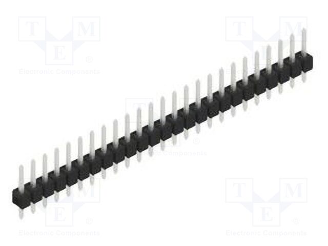 Connector: pin strips; pin header; male; PIN: 25; 2.54mm; THT; 1x25