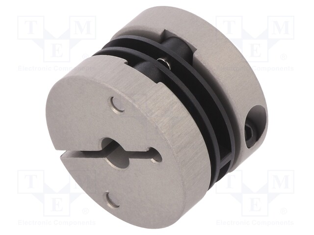 Coupling; Ø1: 6mm; Ø2: 6mm; Mat: aluminium,polyamide; -10÷80°C