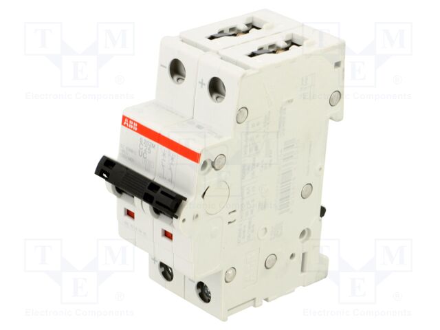 Circuit breaker; 400VAC; 400VDC; Inom: 25A; Poles: 2; Charact: C