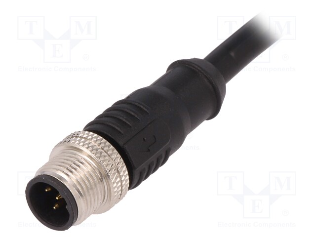 Plug; M12; PIN: 5; male; B code-Profibus; IP67; 60V; 4A; straight