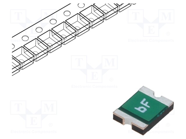 Fuse: PTC polymer; 200mA; Imax: 10A; Case: 1210; 0ZCH