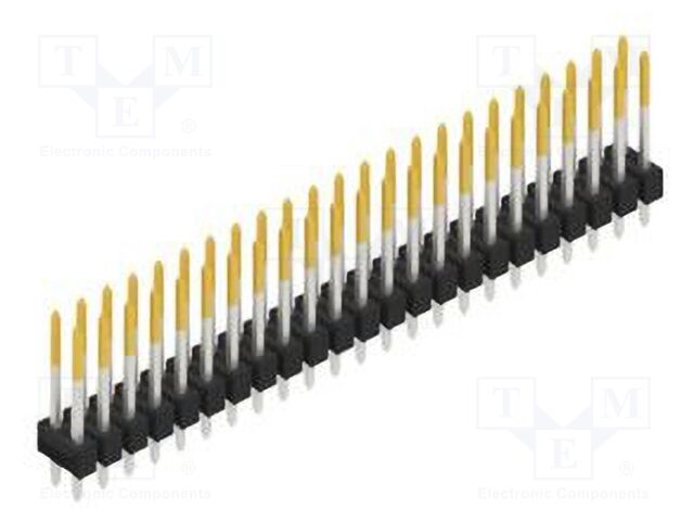 Connector: pin strips; pin header; male; PIN: 46; 2.54mm; THT; 2x23