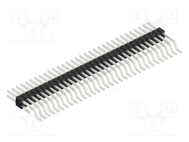 Connector: pin strips; pin header; male; PIN: 64; 1.27mm; SMT; 2x32