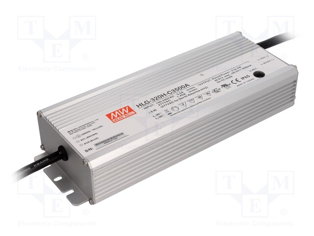 Power supply: switched-mode; LED; 320W; 46÷91VDC; 1750÷3500mA