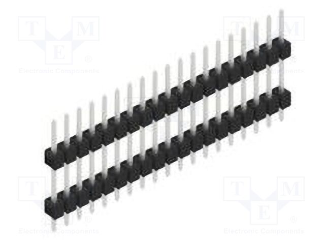 Connector: pin strips; pin header; male; PIN: 19; 2.54mm; THT; 1x19