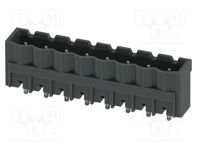 PCB headers, nominal cross section: 2.5 mm?, color: black, n