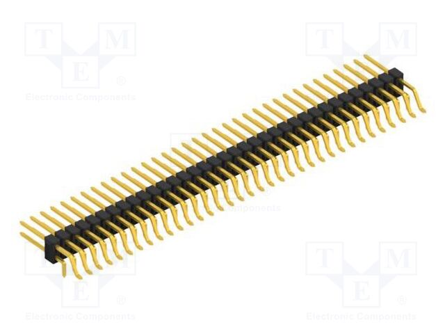 Connector: pin strips; pin header; male; PIN: 70; 2.54mm; SMT,THT