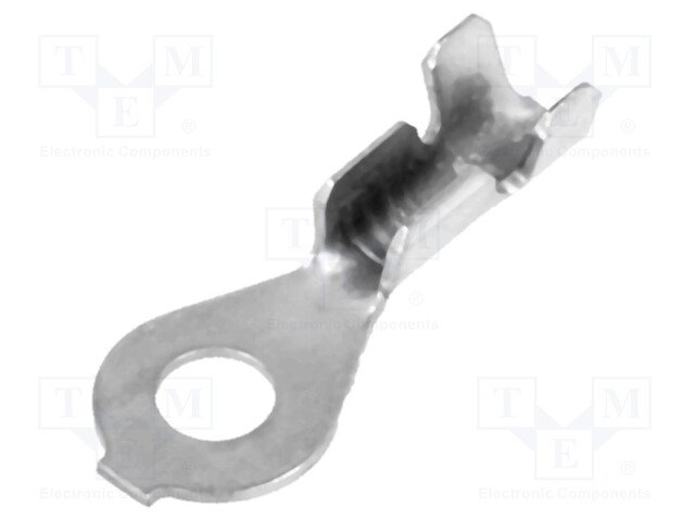 Ring terminal; M3; 0.5÷1mm2; crimped; for cable; non-insulated