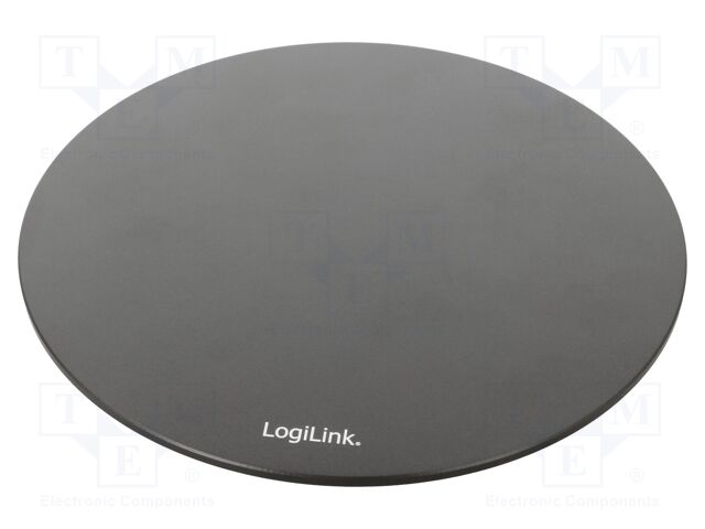 Stand; dark grey; aluminium; monitor; twistable