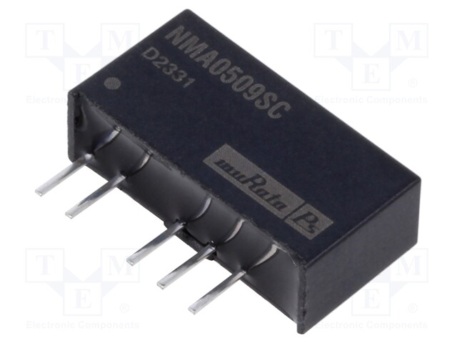 Converter: DC/DC; 1W; Uin: 4.5÷5.5V; Uout: 9VDC; Uout2: -9VDC; SIP