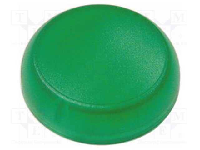 Lamp lens; 22mm; RMQ-Titan; Colour: green