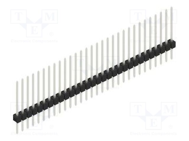 Connector: pin strips; pin header; male; PIN: 30; 2.54mm; THT; 1x30