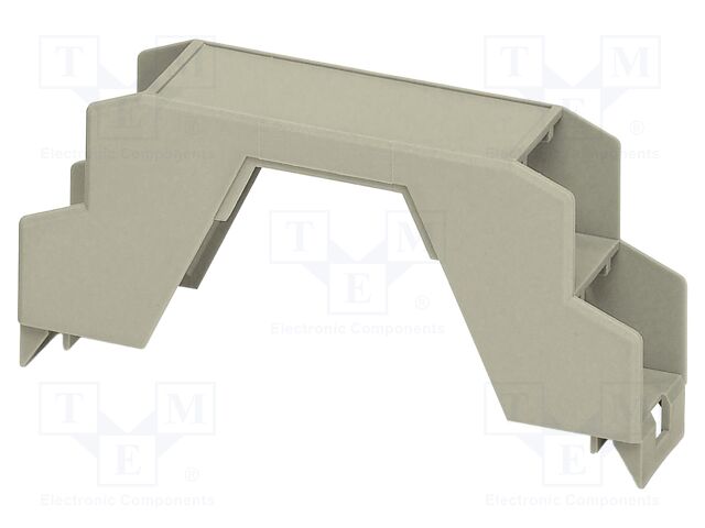 Upper housing; beige,grey; ME 22,5; X: 22.6mm; Y: 99mm; Z: 45.85mm