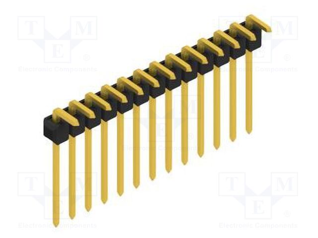 Connector: pin strips; pin header; male; PIN: 13; 2.54mm; THT; 1x13