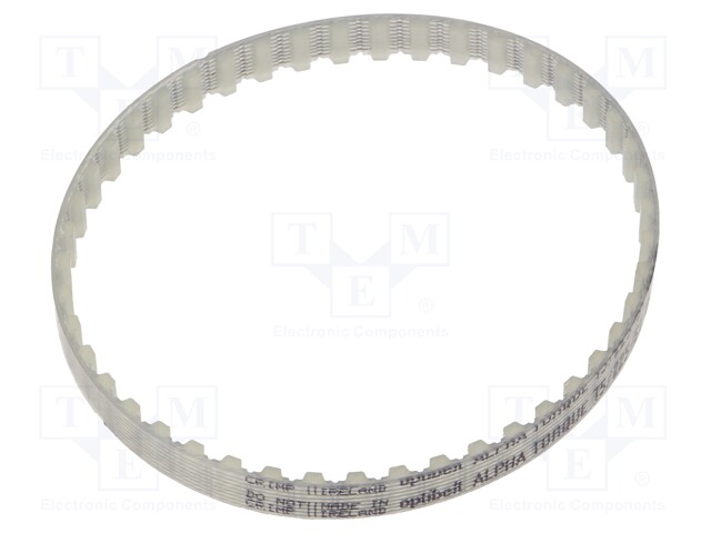 Timing belt; T5; W: 6mm; H: 2.2mm; Lw: 225mm; Tooth height: 1.2mm
