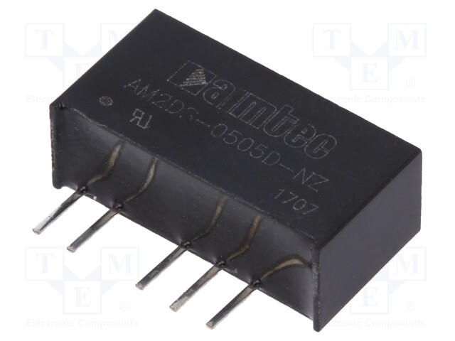 Converter: DC/DC; 2W; Uin: 4.5÷5.5V; Uout: 5VDC; Uout2: -5VDC; SIP7