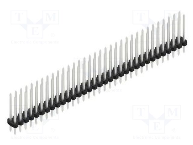 Connector: pin strips; pin header; male; PIN: 66; 2mm; THT; 2x33