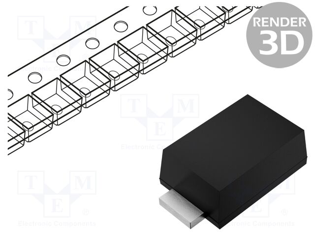 Schottky Rectifier, POWERDI®, 40 V, 2 A, Single, PowerDI 123, 2 Pins, 700 mV