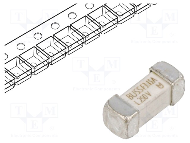 Fuse: fuse; quick blow; 3.15A; 250/350VAC; soldered,SMD; ceramic