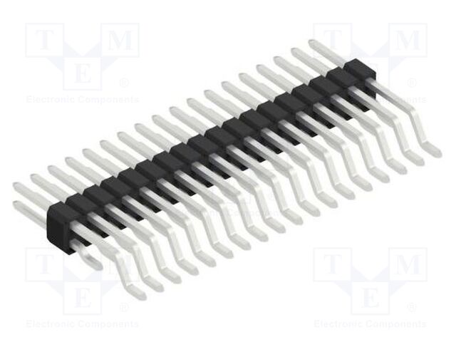 Connector: pin strips; pin header; male; PIN: 36; 1.27mm; SMT; 2x18