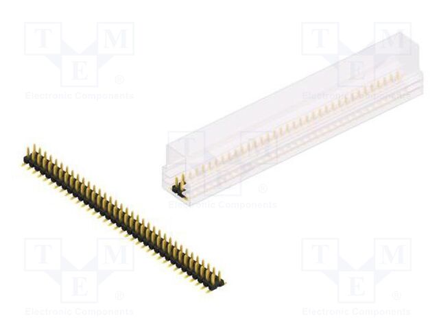 Connector: pin strips; pin header; male; PIN: 70; 2.54mm; SMT; 2x35