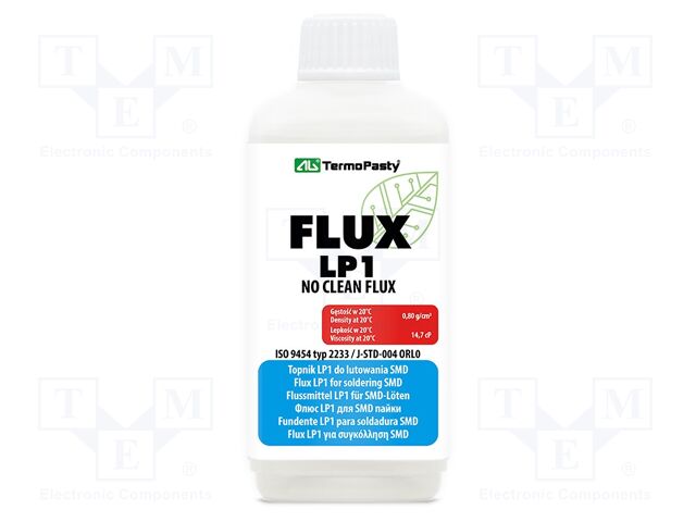 Flux: rosin based; halide-free,No Clean,Lead Free; liquid; 0.1l