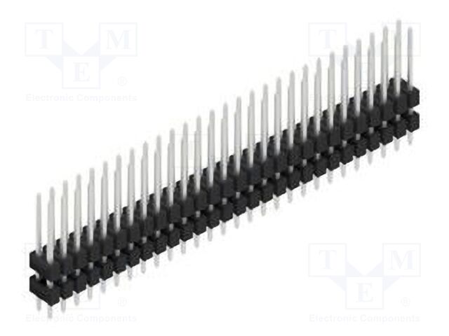 Connector: pin strips; pin header; male; PIN: 56; 2.54mm; THT; 2x28