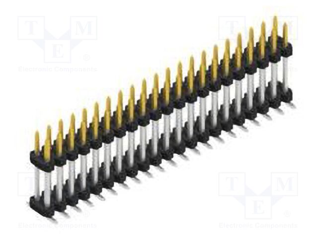 Connector: pin strips; pin header; male; PIN: 42; 2mm; SMT; 2x21
