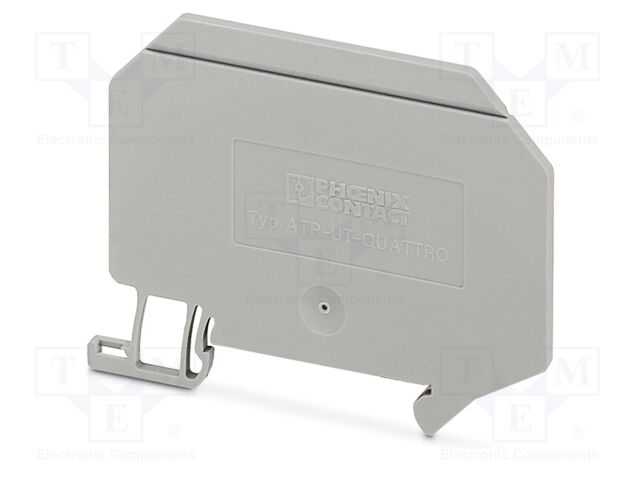 Separating plate; L: 52.5mm; W: 2.2mm; H: 69.7mm; Body: grey