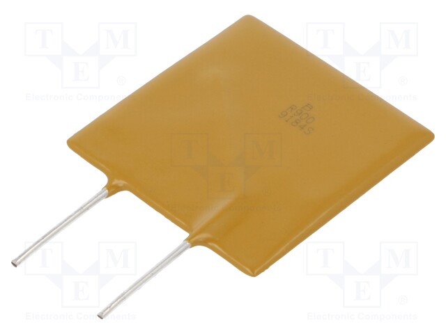 Fuse: PTC polymer; 9A; Ø24,2mm; Pitch: 5.1mm