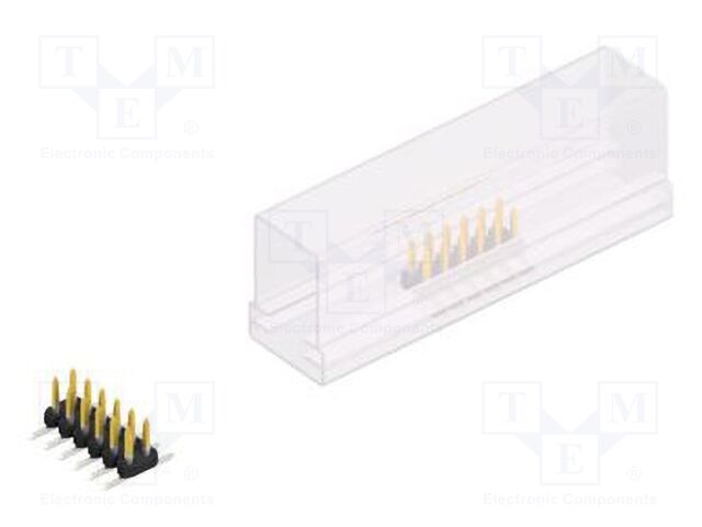 Connector: pin strips; pin header; male; PIN: 12; 2mm; SMT; 2x6; 100V