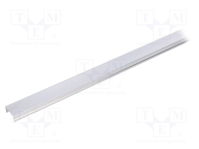 Profiles for LED modules; surface; natural; L: 1m; aluminium