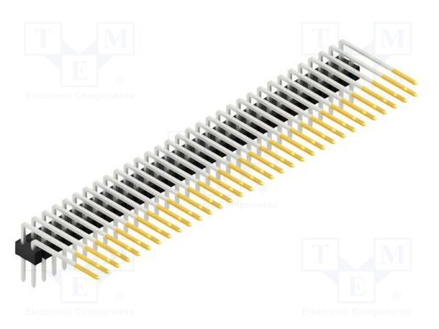 Connector: pin strips; pin header; male; PIN: 64; 2.54mm; THT; 2x32
