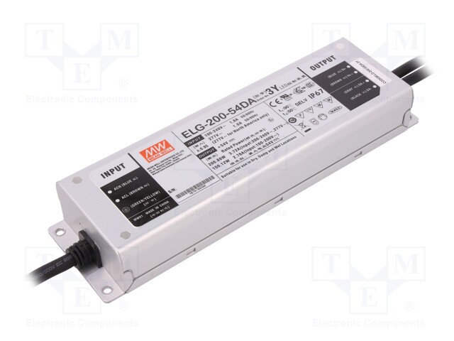 Power supply: switched-mode; Communication: DALI; LED; 200.88W