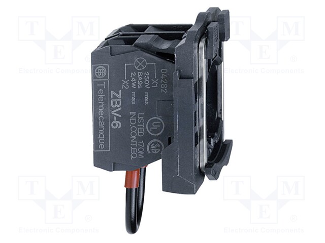 Illuminating unit; 22mm; Harmony XB5; -25÷70°C; Illumin: BA9S