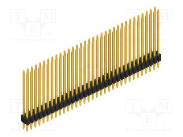 Connector: pin strips; pin header; male; PIN: 66; 1.27mm; THT; 2x33