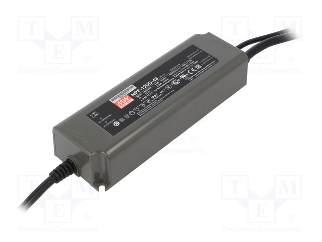 Power supply: switched-mode; LED; 120W; 28.8÷48VDC; 2.5A; IP67