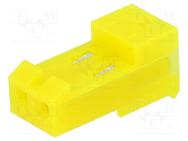 Plug; wire-board; female; MTA-156; 3.96mm; PIN: 2; IDC; for cable