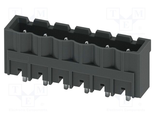 PCB headers, nominal cross section: 2.5 mm?, color: black, n