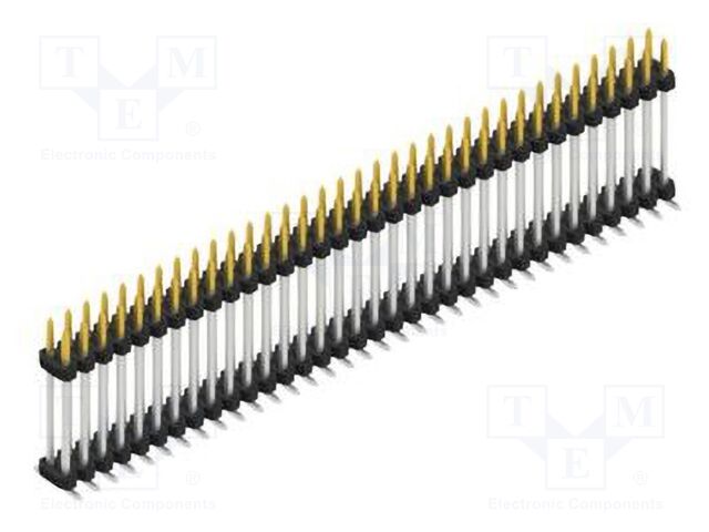 Connector: pin strips; pin header; male; PIN: 68; 2mm; SMT; 2x34
