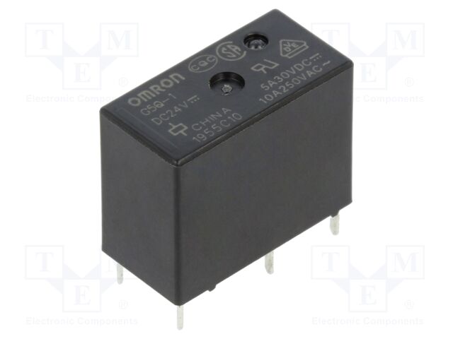 Relay: electromagnetic; SPDT; Ucoil: 24VDC; Icontacts max: 10A