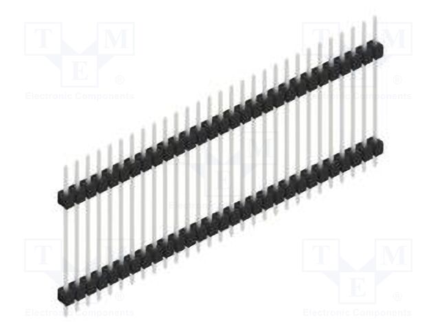 Connector: pin strips; pin header; male; PIN: 29; 2.54mm; THT; 1x29