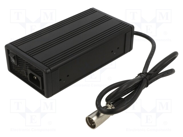 Charger: for rechargeable batteries; 8A; 30÷100Ah; 27.6VDC; 92%